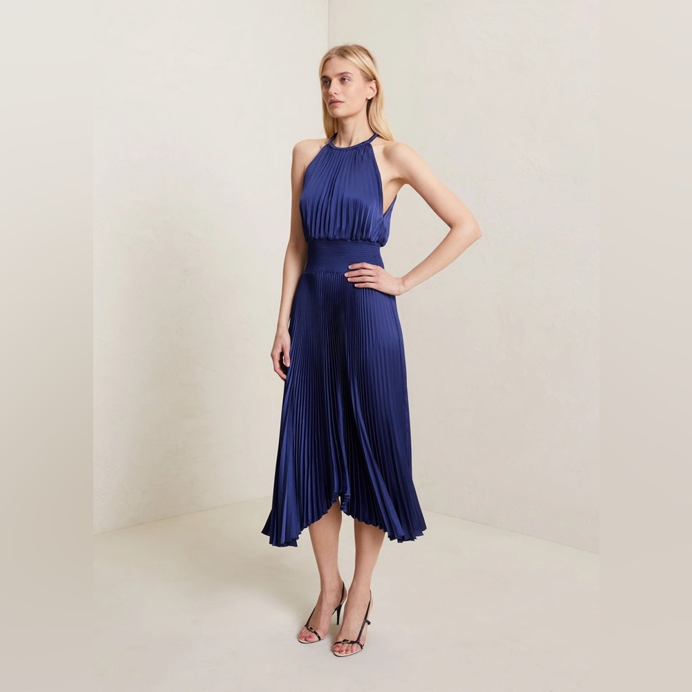 ALC Renzo II dress in navy. Size 8. Worn once.